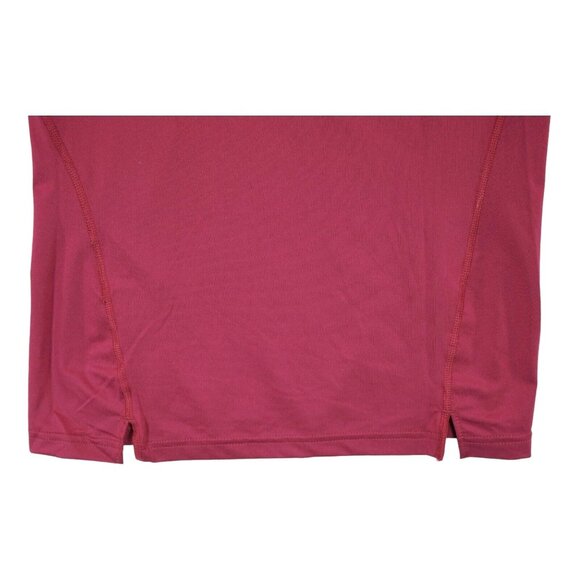 Nike Men's Pro/Dri-Fit Red Athletic T-Shirt Size Large With Logo On Sleeve - Picture 6 of 6